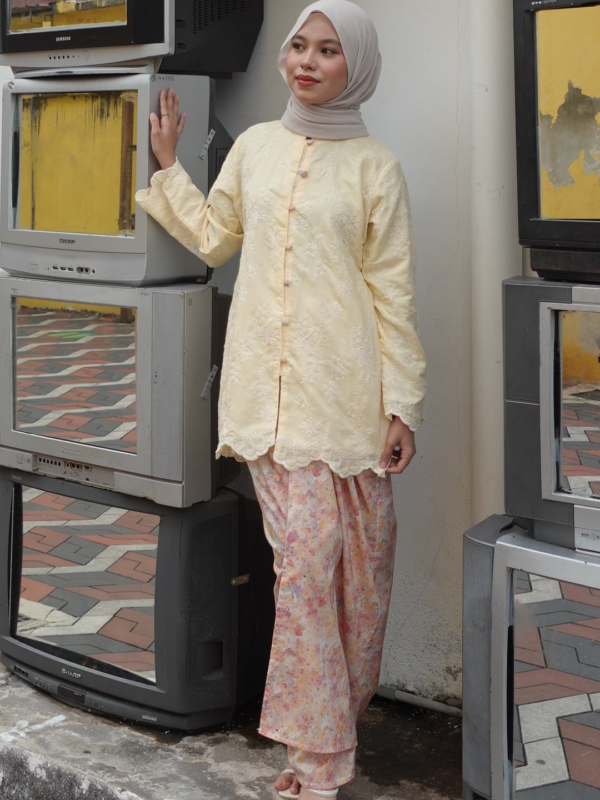 Kurung Soraya - Buttermilk