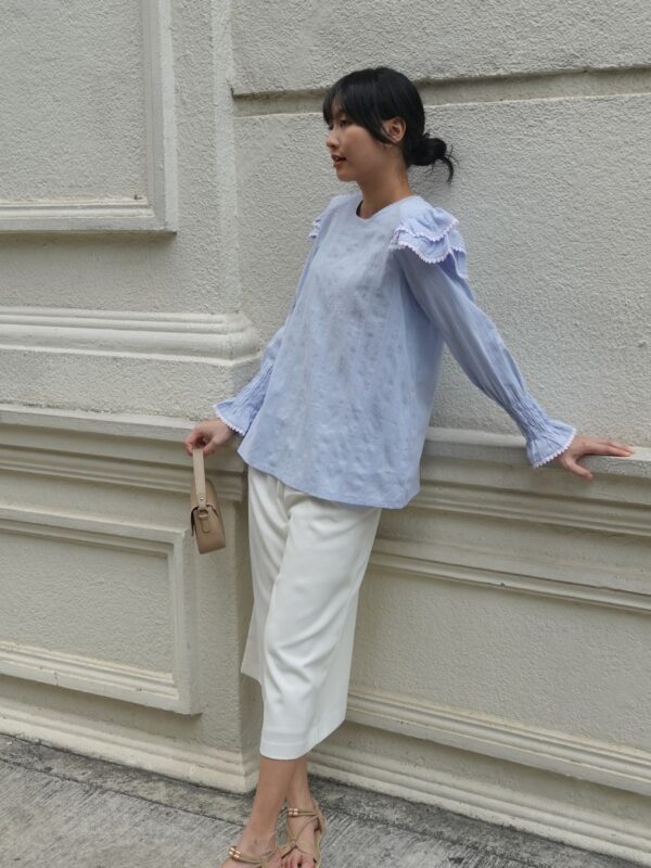 Marion Blouse - Baby Blue