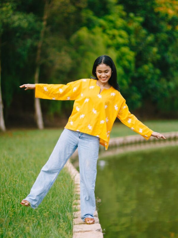 Elora Top - Mustard